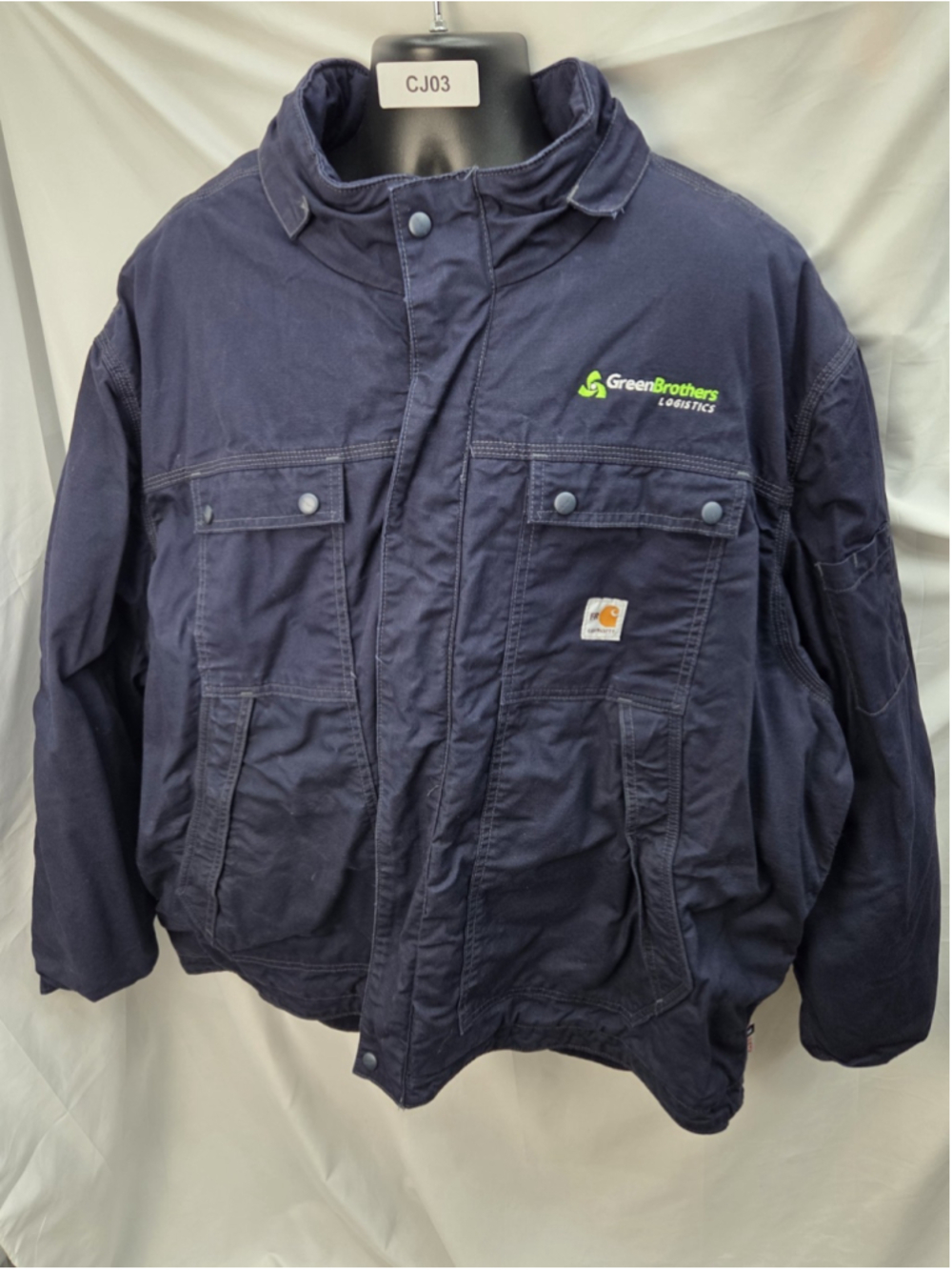 Carhartt FR Full Swing Flame Resistant Insulated Jacket 4XL Navy CAT 3 CJ03